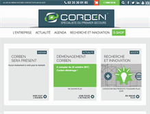 Tablet Screenshot of corben.fr
